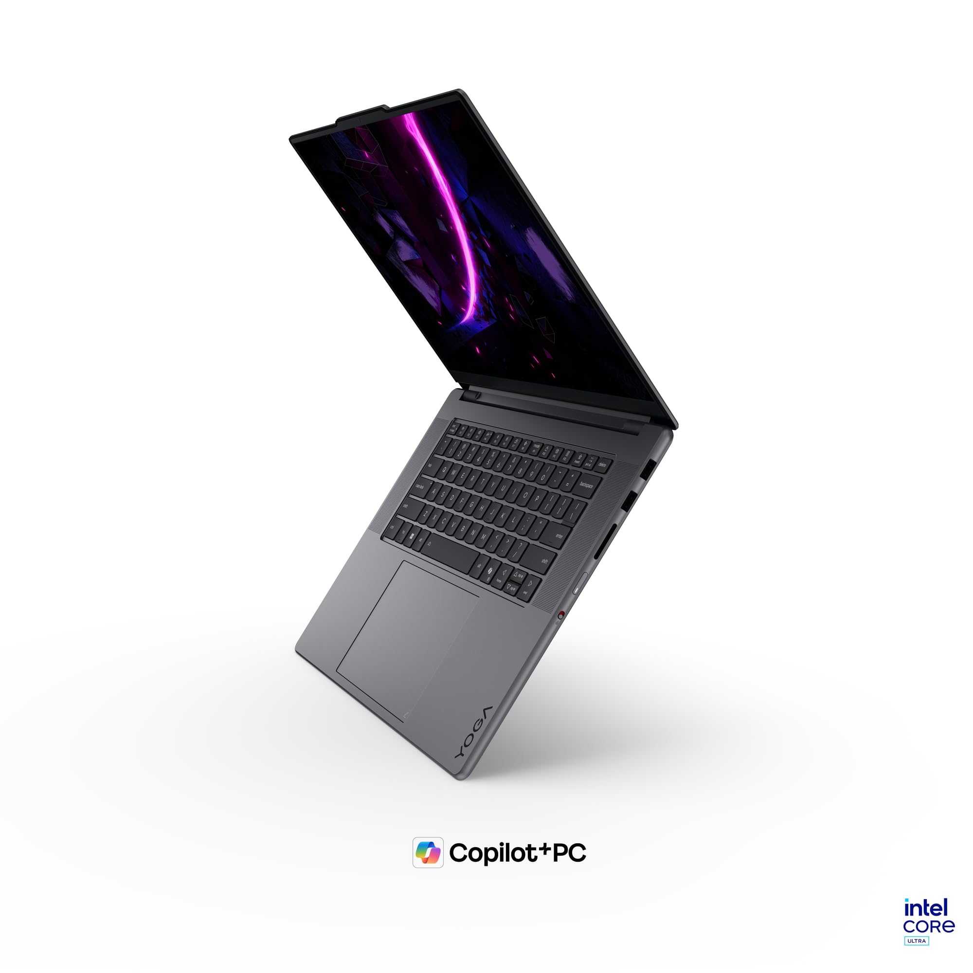 Lenovo Yoga Pro 9i Aura Edition Laptop | 16"3.2K OLED Touch Display | Intel Core Ultra 9 386H | 32GB RAM | 1TB SSD | NVIDIA GeForce RTX 5060 | Windows 11 | QWERTZ | Thunder Grau | 3 Jahre Premium Care