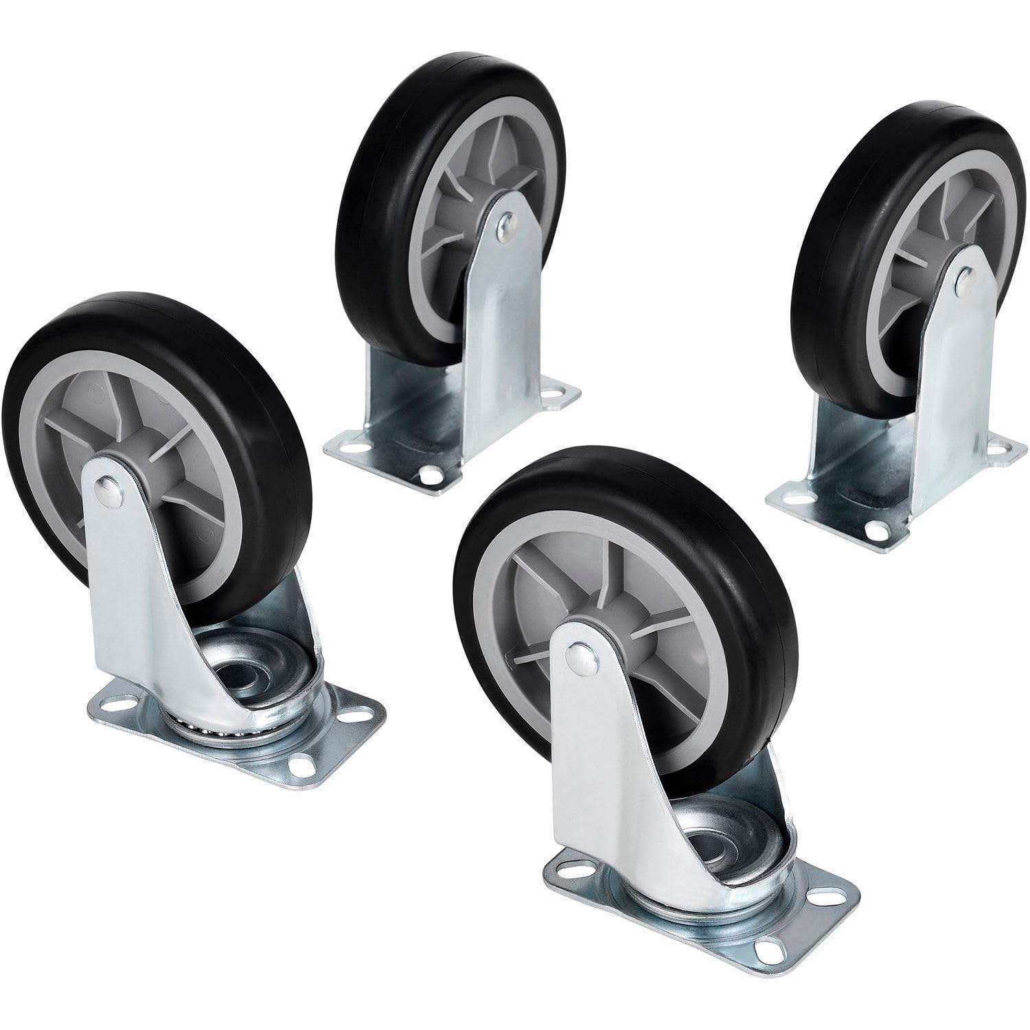 Replacement Caster Kit for 241578 & 241579 Folding Aluminum Platform Trucks by Global Industrial – Model 241579RP