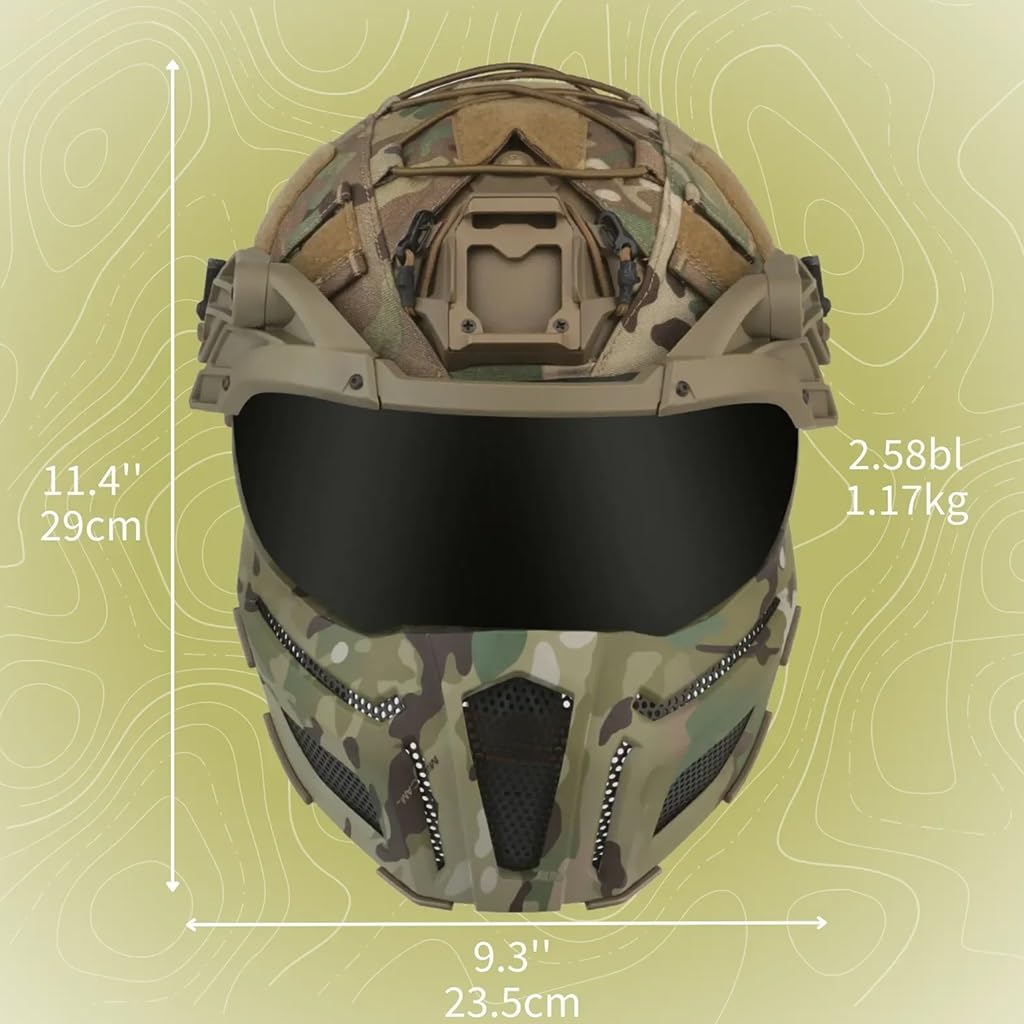 Amazon.co.jp: エアガンヘルメット FAST SF スーパーハイカット