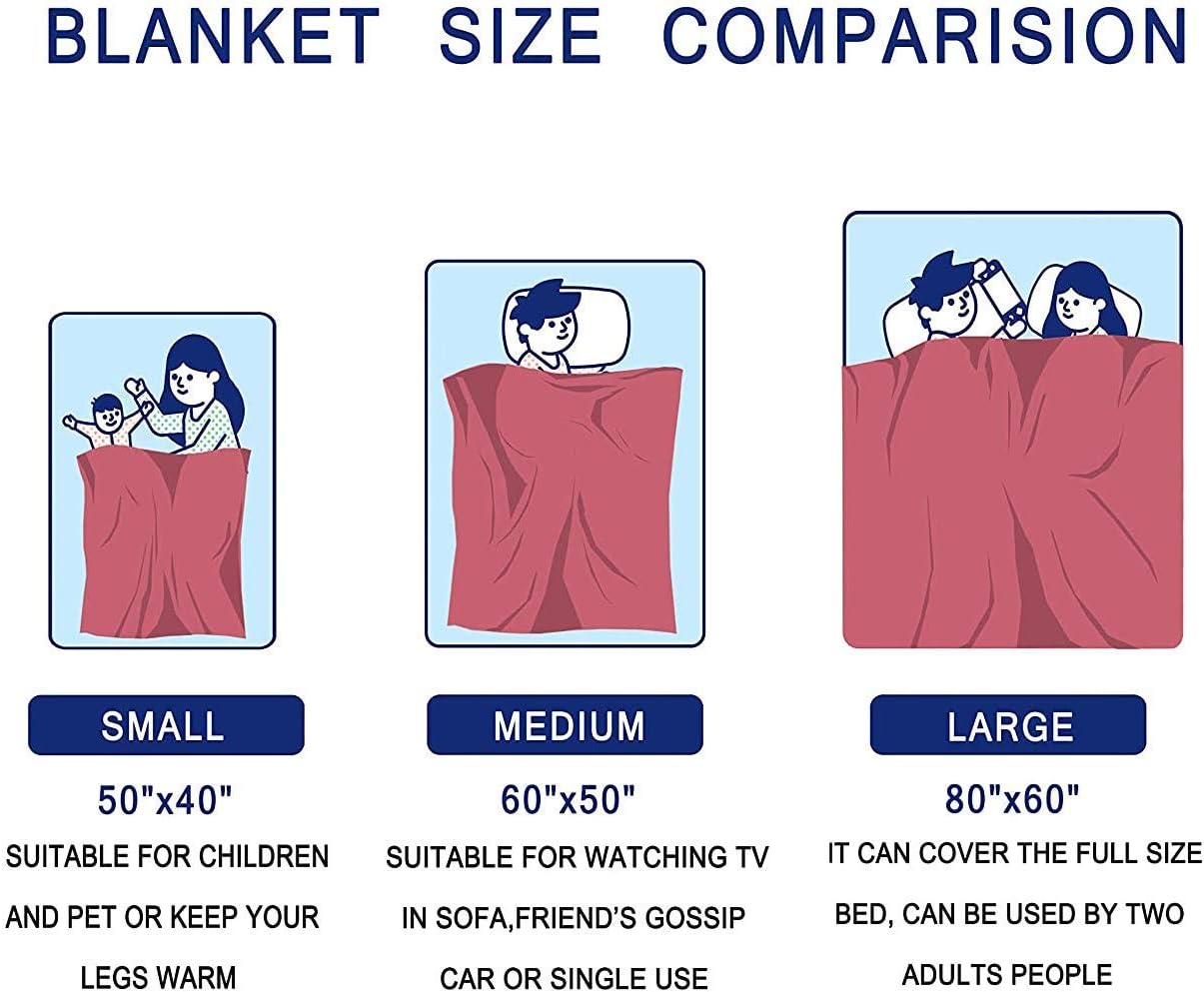 Ocean Sea Fish Soft Throw Blanket All Season Microplush Warm Blankets Lightweight Tufted Fuzzy Flannel Fleece Throws Blanket for Bed Sofa Couch 80"x60"