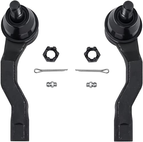 Miniatura 695 de Detroit Axle - Kit de brazos de control de extremo delantero RWD para Dodge Ram 03-06 2500 3500, 2 brazos de control superior con rótula 2 varillas