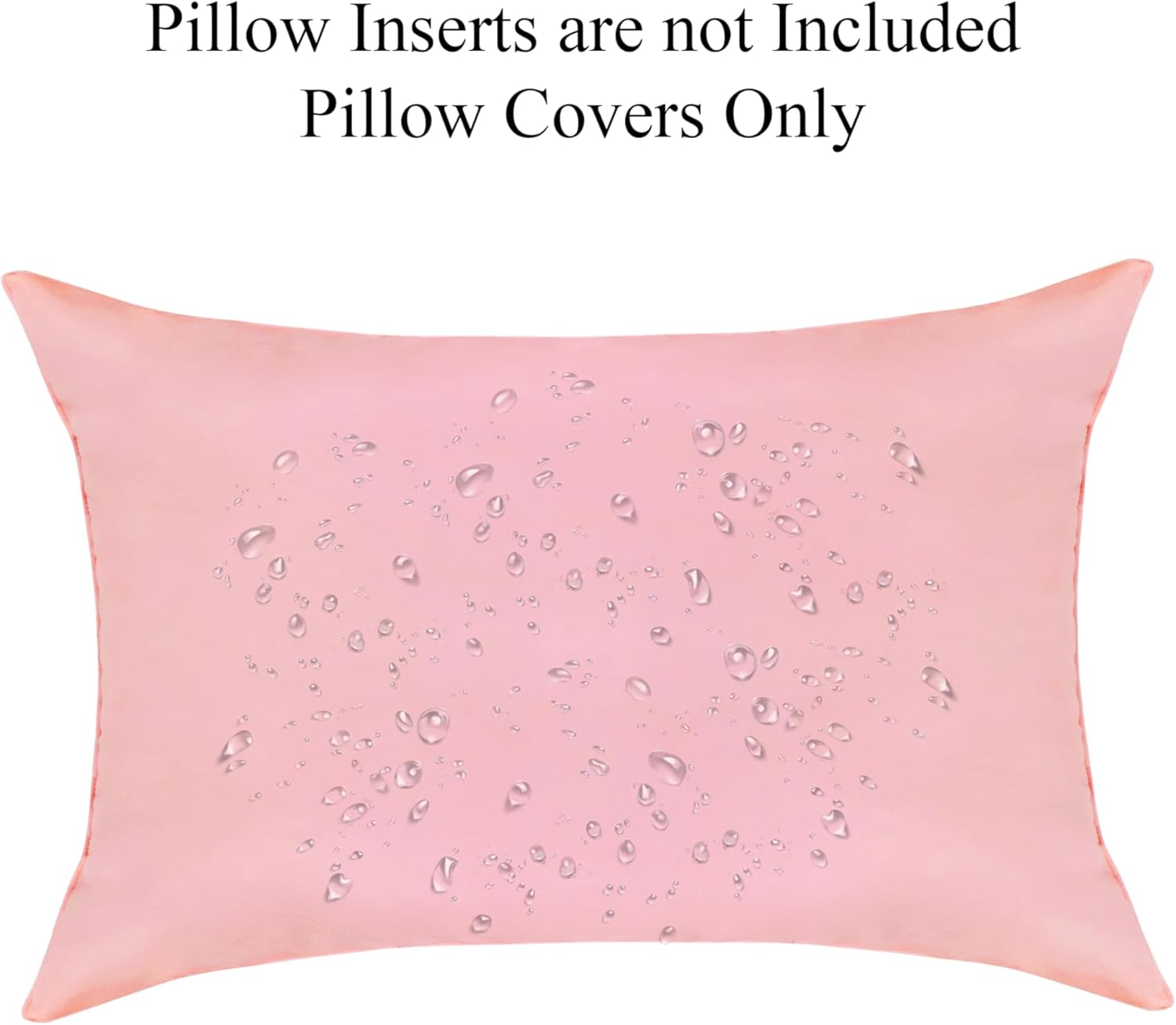 A1 HOME COLLECTIONS A1HC Luxurious Outdoor Waterproof Pillow Covers 12x20 Inches (Pack of 2, Pink Flare), Throw Pillow Covers for Pool Areas, Garden, Sofa, Chairs, Beds, Tent, Patio