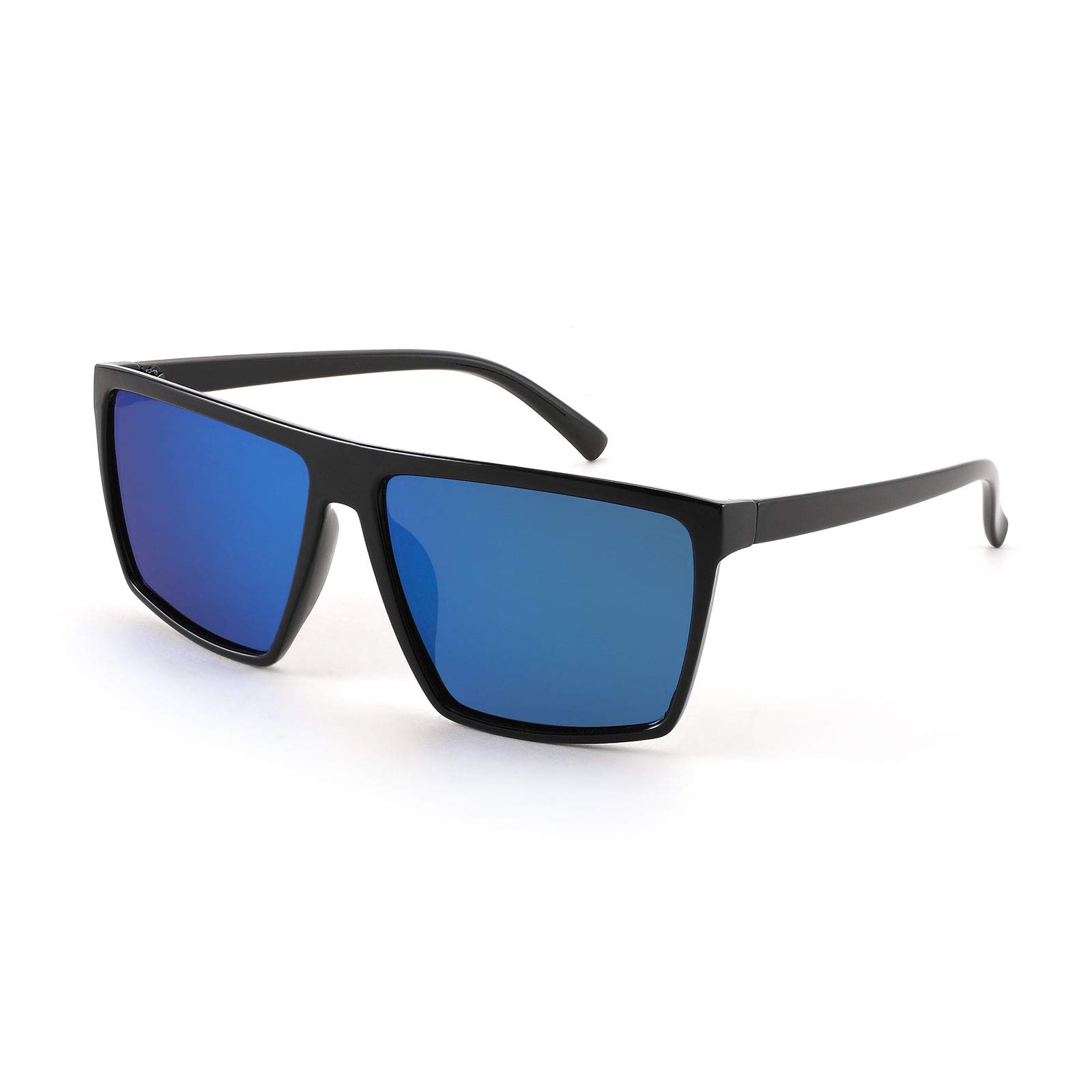 YuJian Retro Square Polarized Glasses for Men and Women Sunglasses