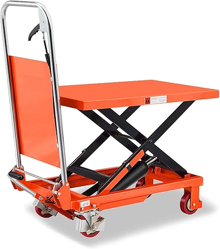 Tory Carrier - Mesa elevadora de tijeras hidráulicas con capacidad de 330 LBS, carrito de mesa de altura de elevación de 29.1 pulgadas, mesa