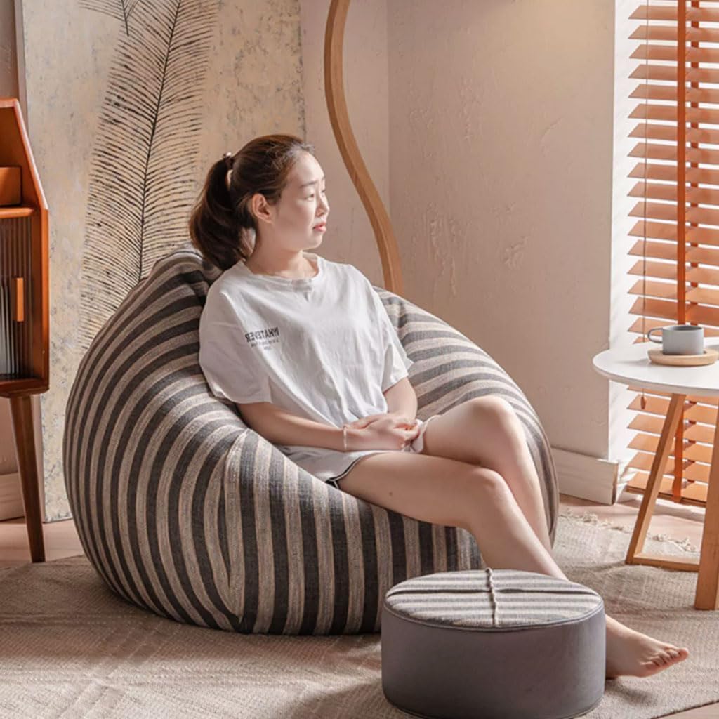 Amazon｜快適 クッションビーズ ビーンバッグチェア 90/110/120 センチ