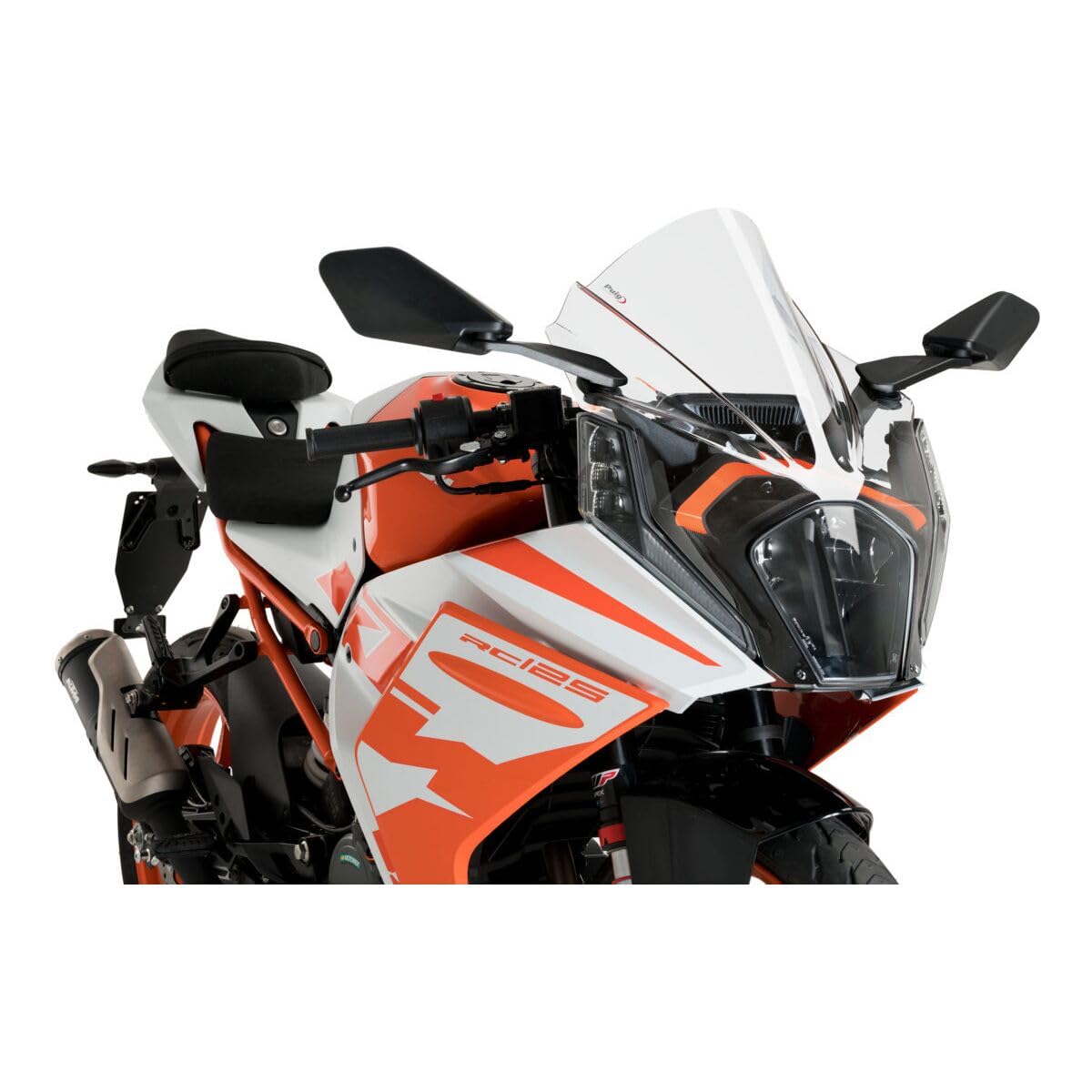 KRM RC390 スクリーン　PUIG Puig（プーチ） Puig 7004H RACING-SCREEN [SMOKE] KTM RC390 (14-21