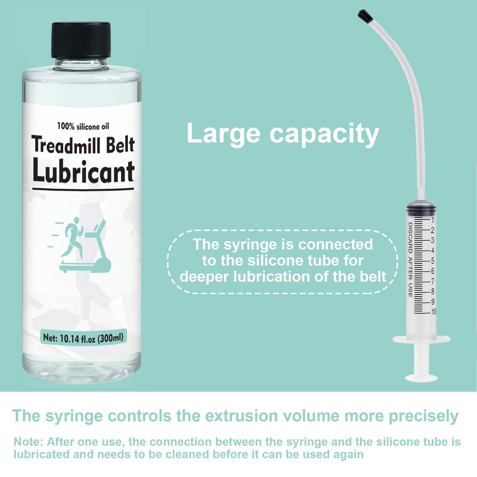 Aceite Lubricante De Silicona Para Cintas De Correr - 600 Ml, Reduce Ruidos Y Alarga La Vida De La Máquina
