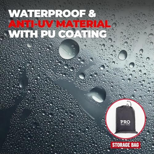 PRO BIKE TOOL Bicycle Cover - Transparent PVC Waterproof Bag - Outdoor Kids Bike Cover - Protects from Weather, Dust & Rain - Ideal for Garage with Safety Loops & Bike Storage Bag - XXL by PRO BIKE TOOL - Image 6