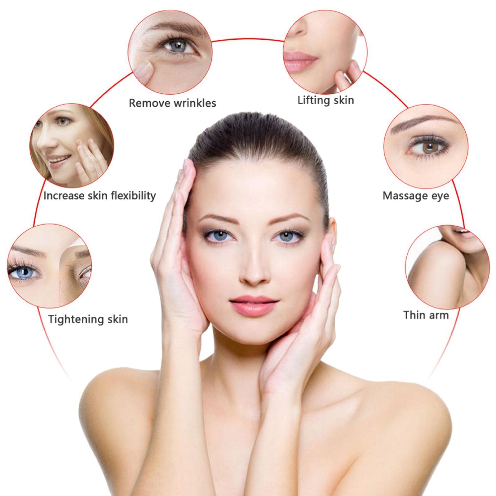 40KHZ Cavitazione Corpo Macchina Dimagrante RF Dispositivo di Bellezza Massaggiatore facciale Pelle Stringere Ringiovanimento della Pelle Lifting facciale Strumento per la Cura della Pelle