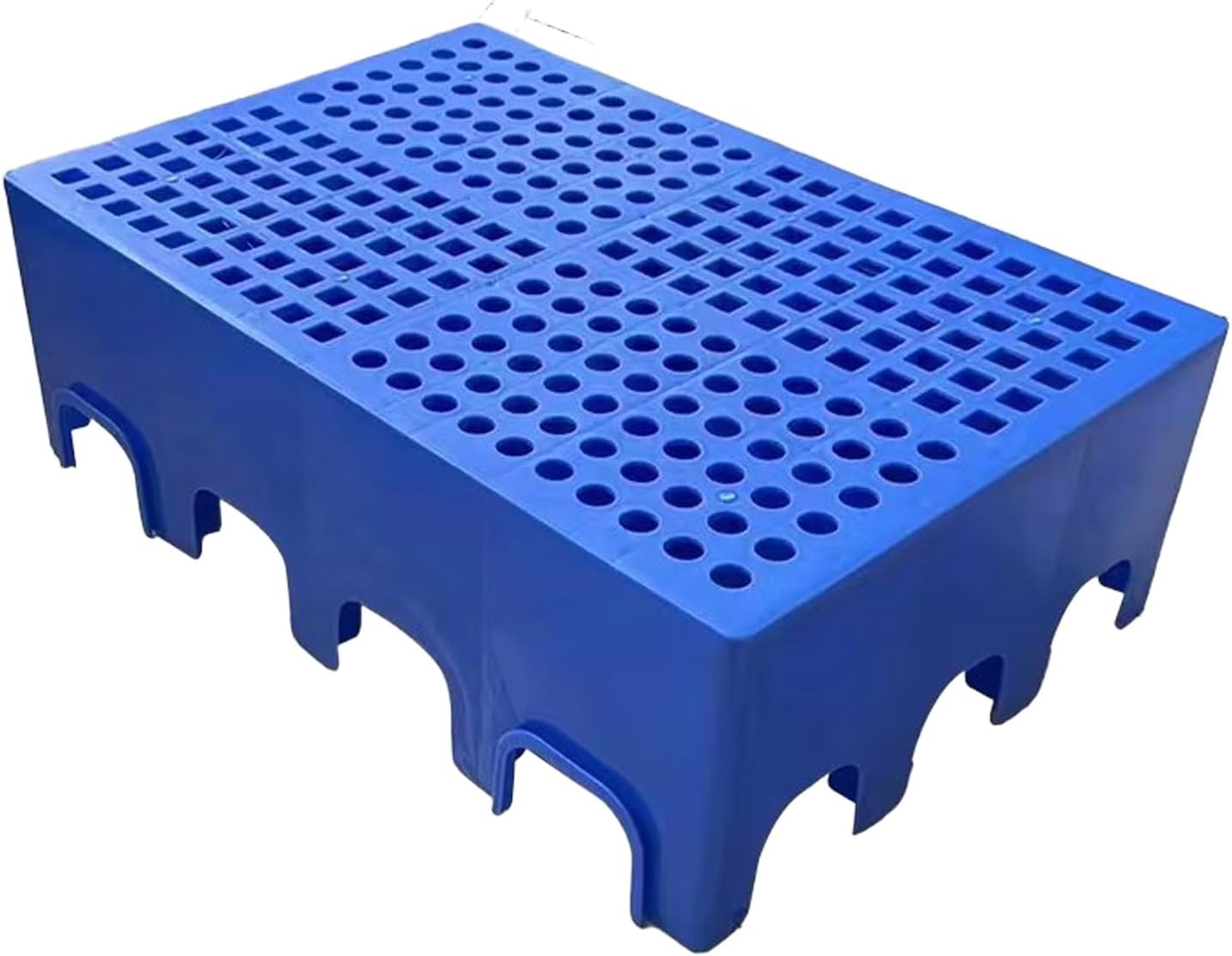 Plastic Pallets, High Density Polyethylene Pallet, Breathable Grid, U-Shaped Hole at The Bottom, Easy to Install, for Laundry Room, Storage Room