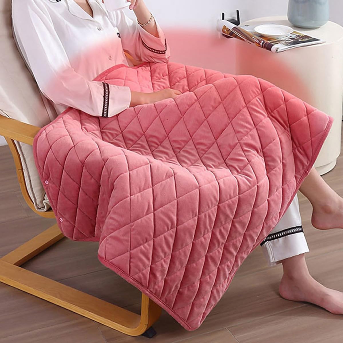 HANABASS Coperta Riscaldante USB da 5v in Velluto per Campeggio