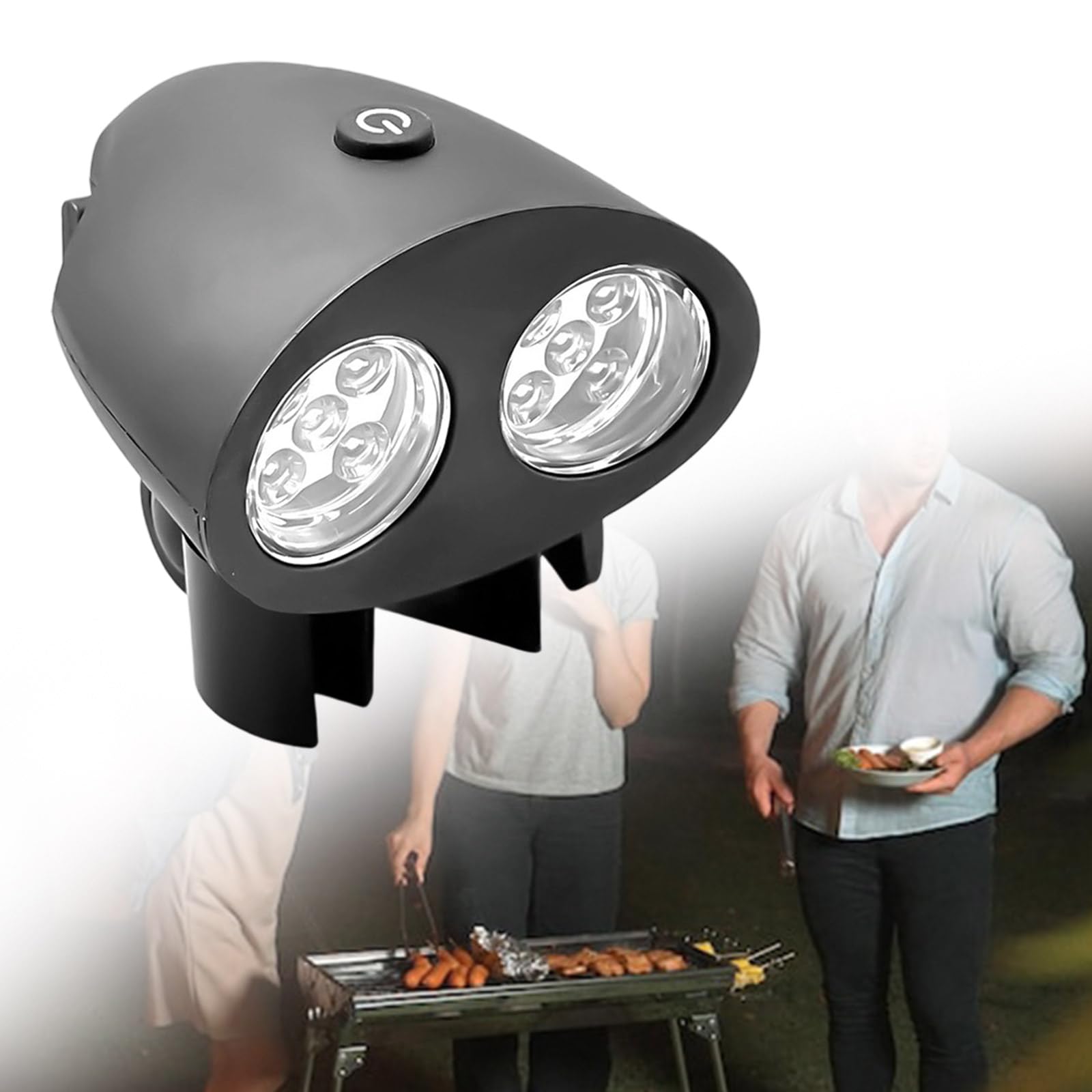 Lampada da barbecue rotante resistente alle alte temperature per la griglia notturna Caratteristica Abbagliamenti Luci LED resistenti alle intemperie Lampada da barbecue resistente alle intemperie