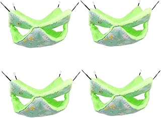 NOLITOY 4 Peças Rede Para Animais De Estimação Pequeno Gato Hamster Cama Suspensa Brinquedos Mamãe Surpresa Porquinhos Da Índia Cama De Porquinho Da Índia Gaiola Para Ratos De Estimação