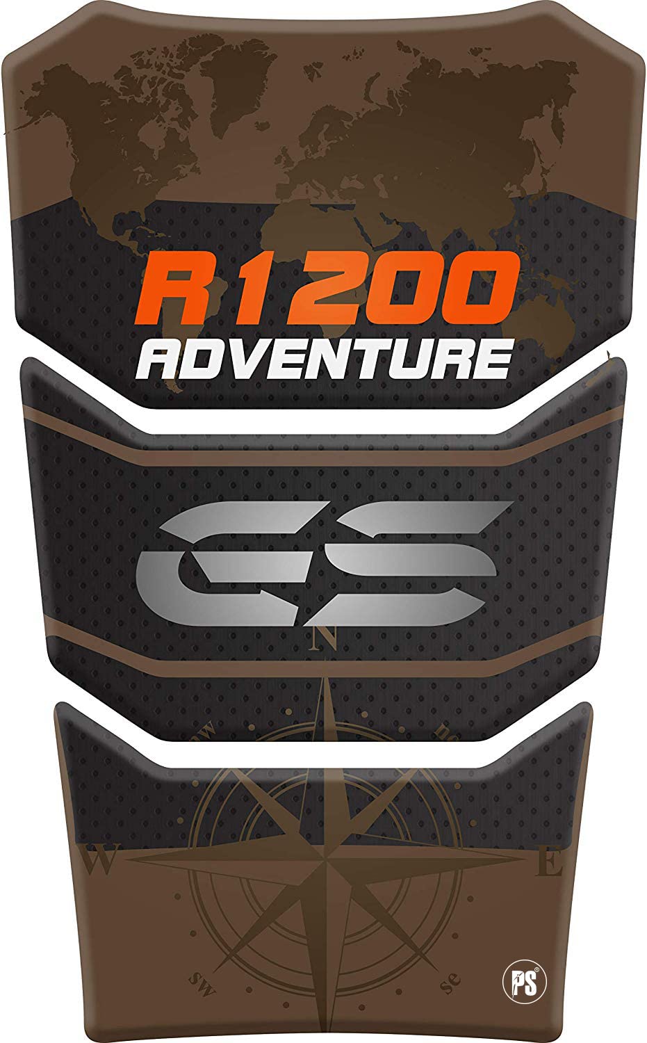 Paraserbatoio In Resina 3D Per BMW R1200GS - Adesivo Decorativo E Protettivo, Made In Italy - Foto 3