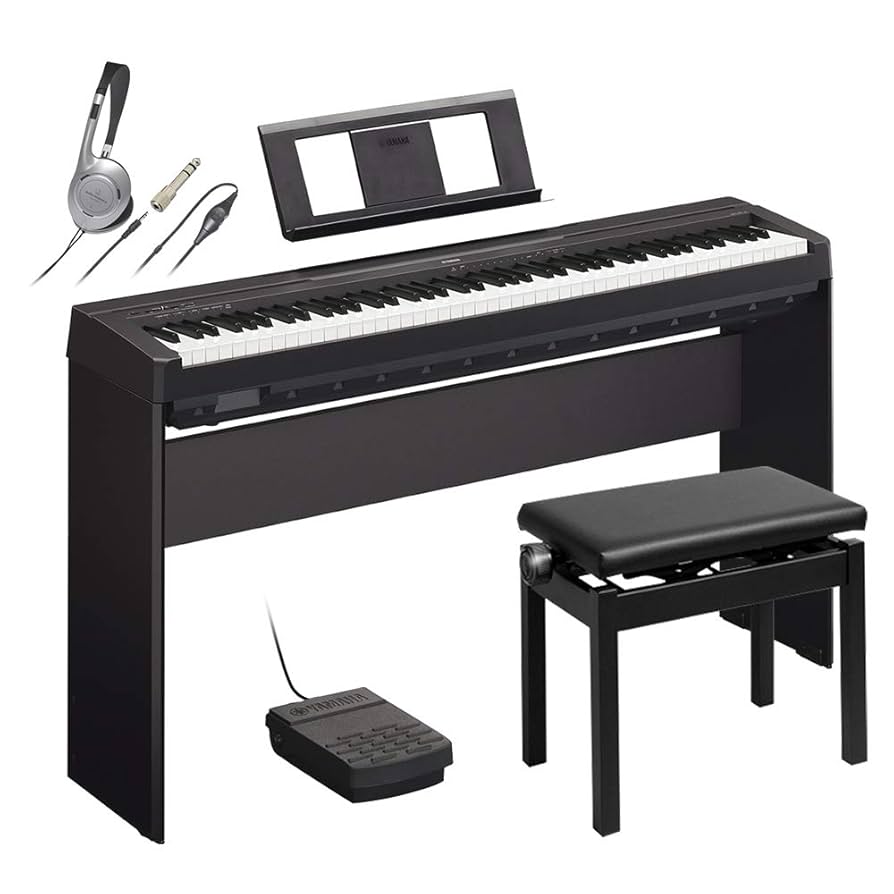 Amazon | YAMAHA P-45B 電子ピアノ 88鍵盤 専用スタンド・高低