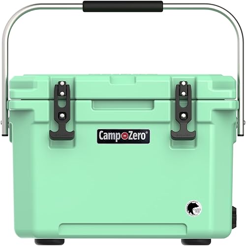 CAMP-ZERO Baúl de hielo duro portátil de 20L-21.6 cuartos de galón, perfecto para bebidas, almuerzo, playa, picnic, canotaje, campamento y viajes,