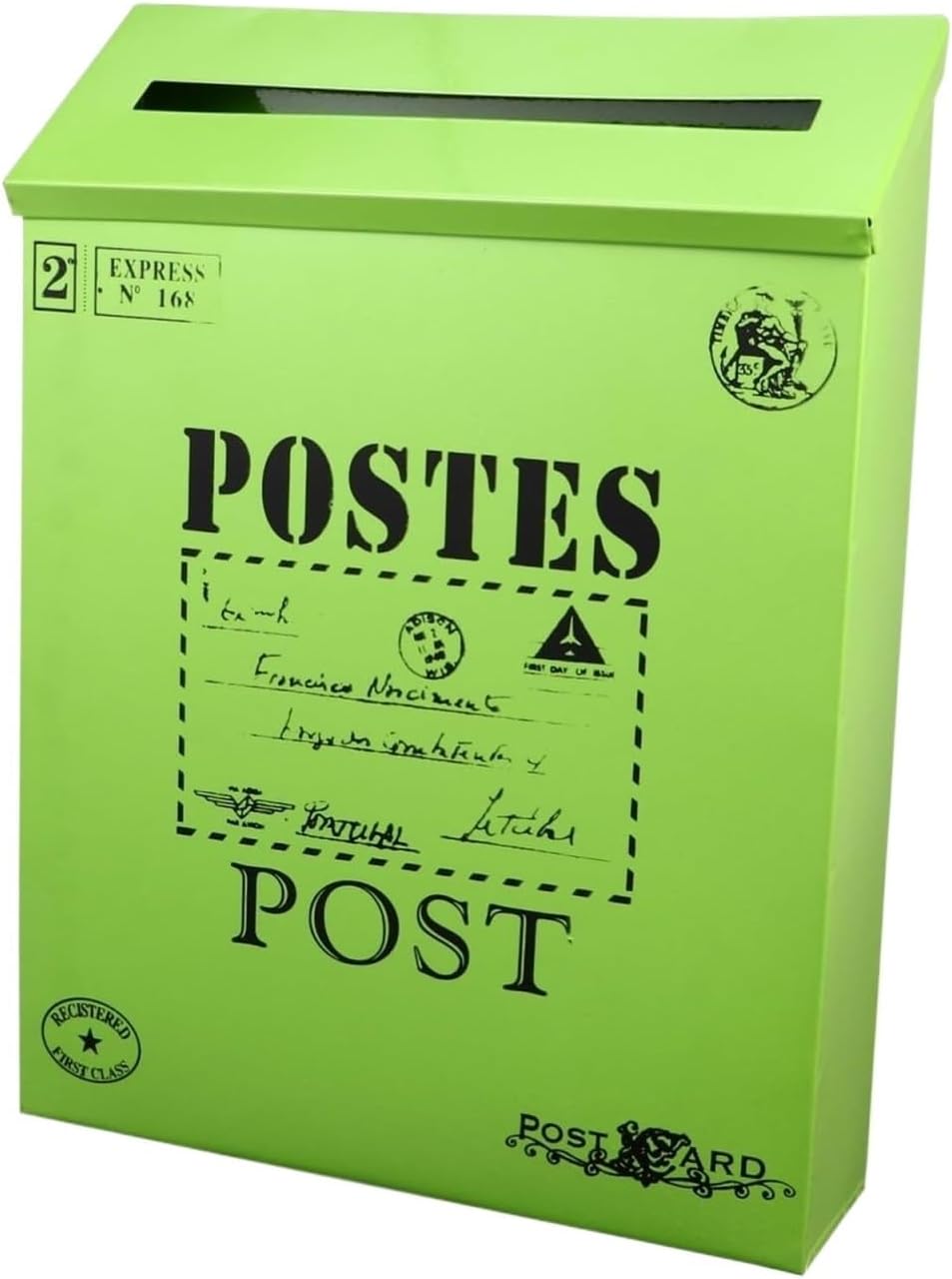 Drop Box Mailbox Wall Mount Outdoor Mailbox Post Boxes Outside Iron Sheet Mailbox Decor Office Vintage Outdoor Letter Box