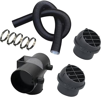 ブーブー唾吹き Amazon | FFヒーターダクト パイプ コネクタ エアダクト エアダクト