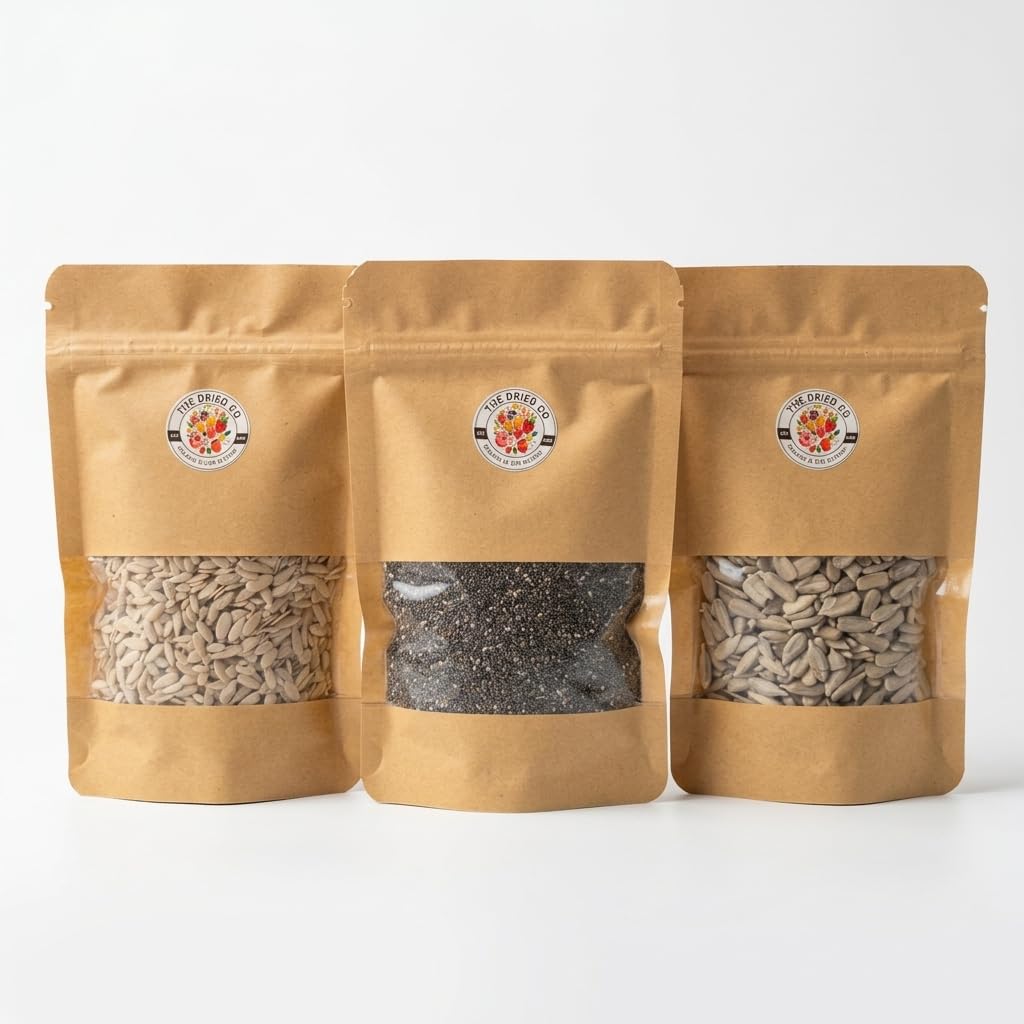 The Dried Co. Flax + Watermelon Seeds - Raw 2-in-1 Seed Blend | Non-GMO Superfood Blend Rich in Heart-Healthy Lignans, Protein | Great for Smoothies, Baking & Snacking | Pack of 2x100g (100g Each) — Amazon image 16