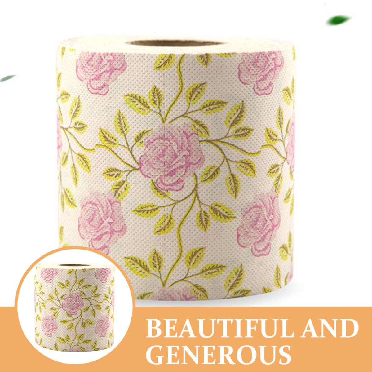5rollen Toilettenpapier Mit Blumenparty-motiv in Rosenmuster Dekoratives Toilettenpapier Aus Papier Für Hotels Restaurants Und Zuhause