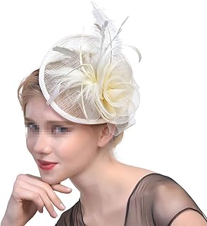 Beige fascinator amazon Clearance
