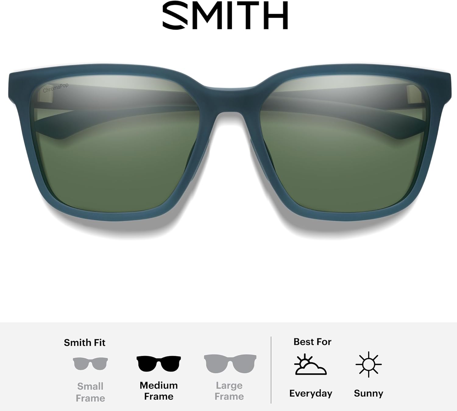 SMITH Shoutout Core Sunglasses with Polarized Lenses – Mens & Womens Performance Sunglasses for Active Days, Sports & Running
