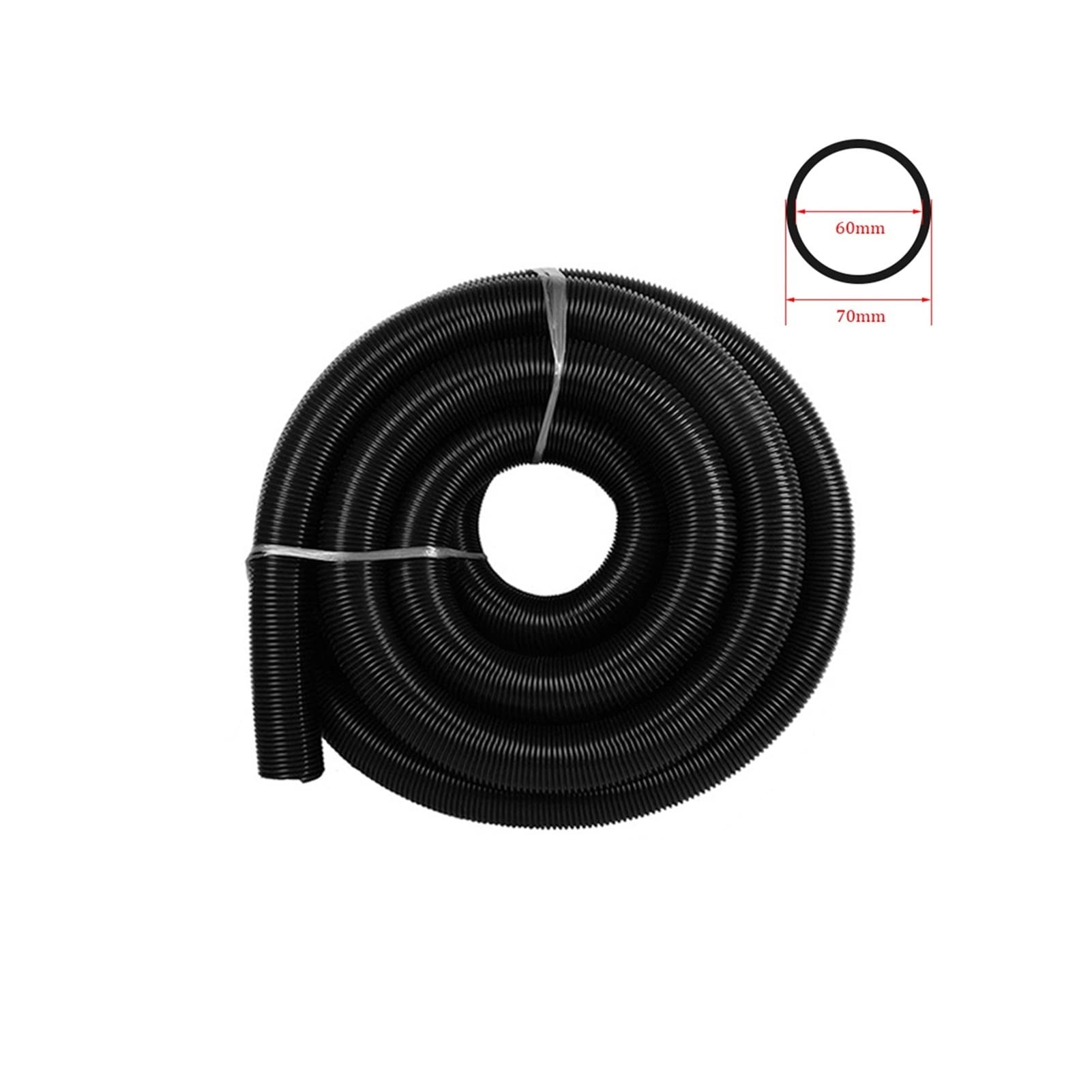 Manguera Larga Flexible Manguera de aspiradora de 60 mm/70 mm Exterior, Tubo Blando, pajitas duraderas, Tubo de aspiradora, Industria General
