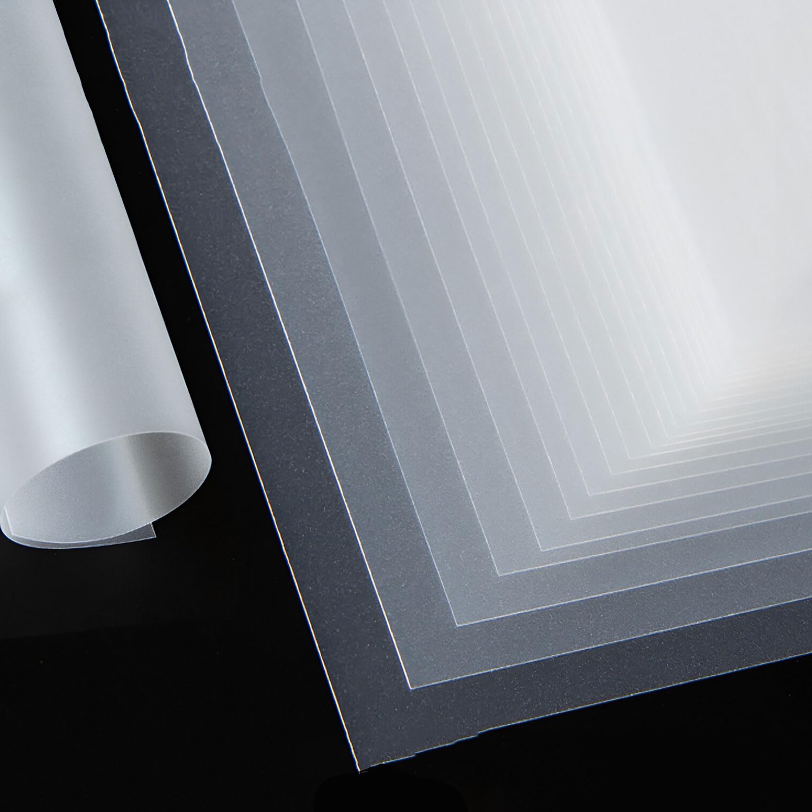 XJJDCB Matte White PP Plastic Sheet 400 X 600Mm 0.3Mm-2Mm Thick Polypropylene Board,0.6mm
