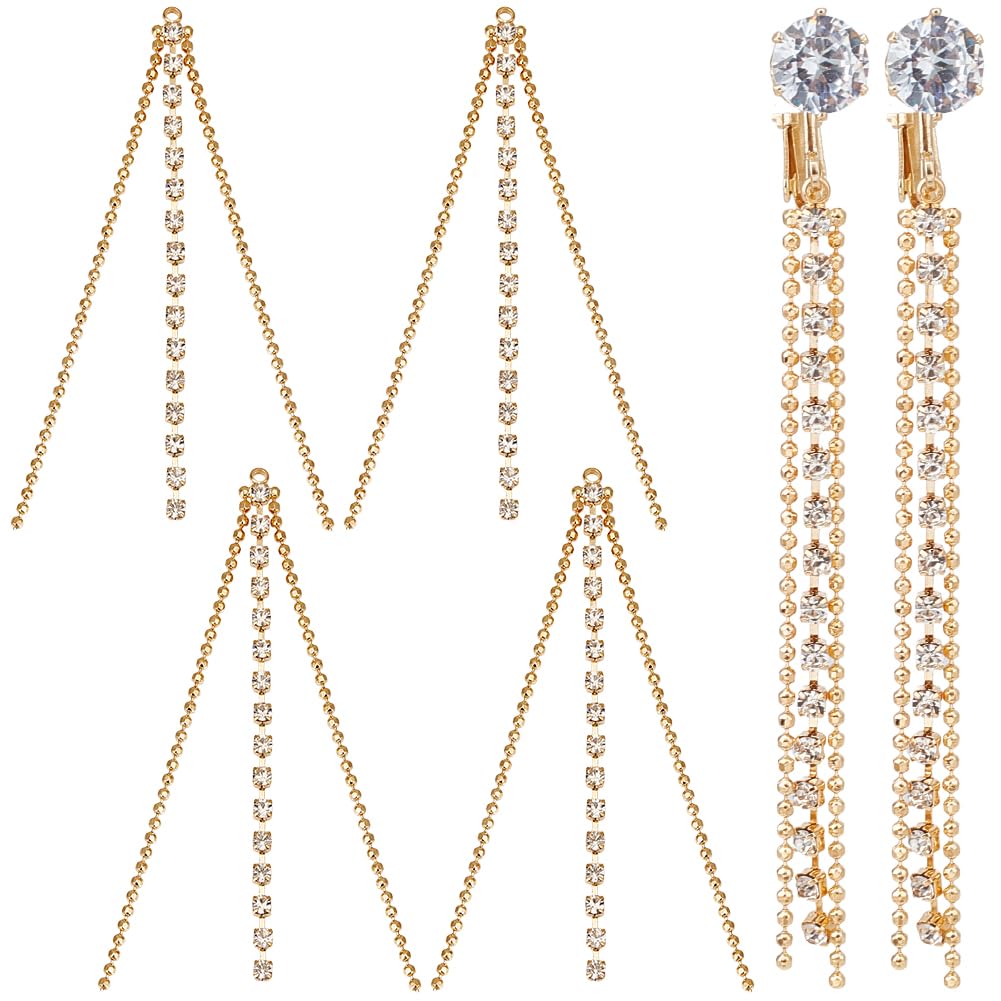 Boucles d'oreilles pampilles or 18k pour créer vos bijoux de soirée chic à la maison