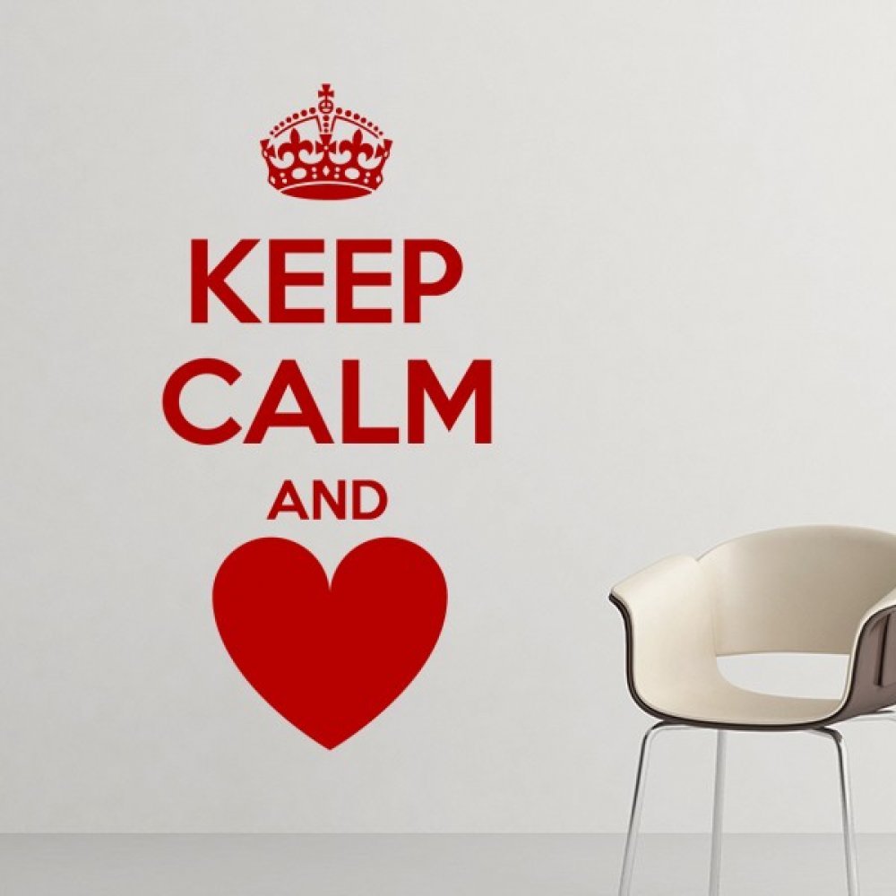 Stickers mural amovible pour relooker un mur sans peinture motif citation couronne 60cm