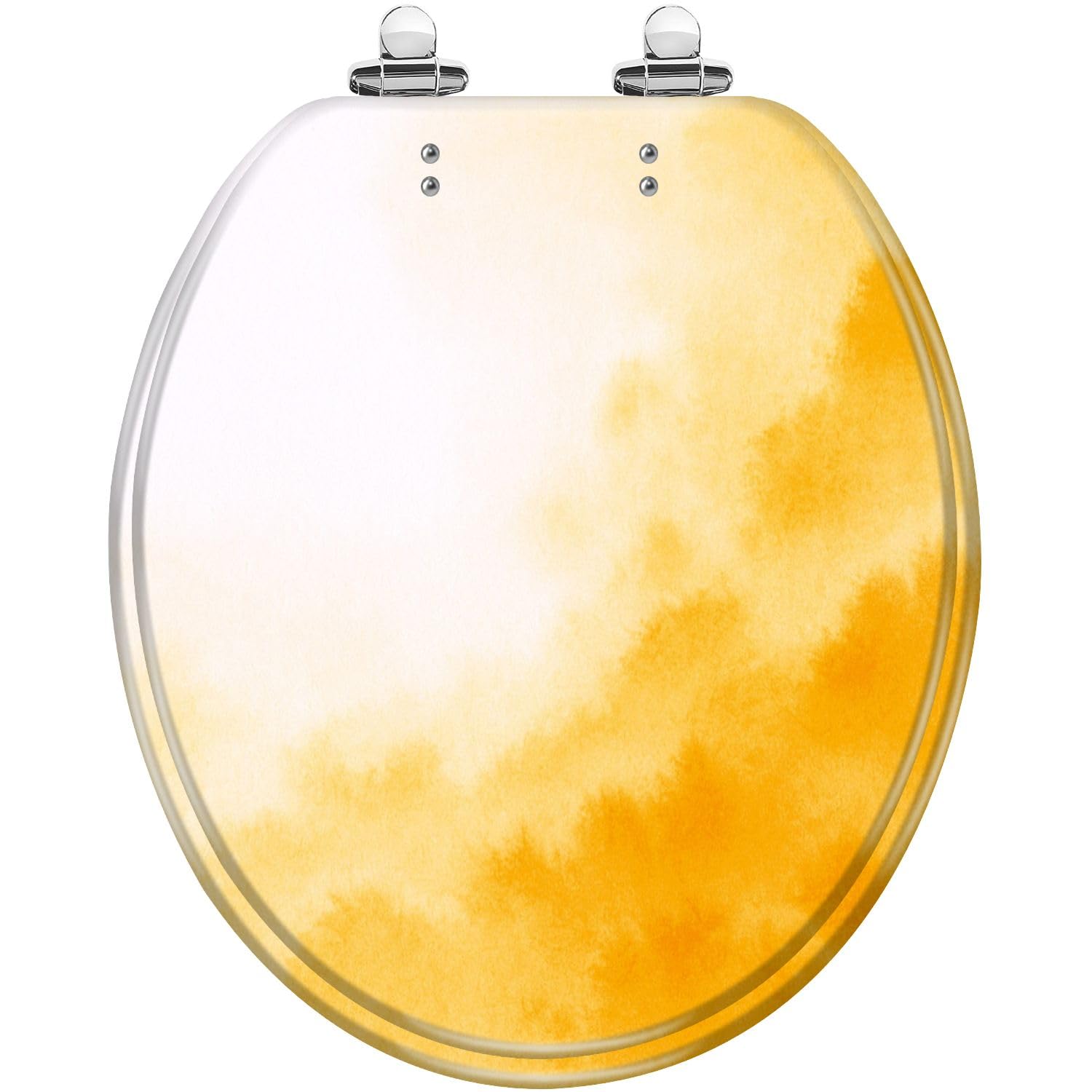 Tazyyzuu Multi2 Woven Resin Toilet Seat With Slow Close Lid And Quick-Release Hinges, Easy To Clean, Round(,16.5X14.5)