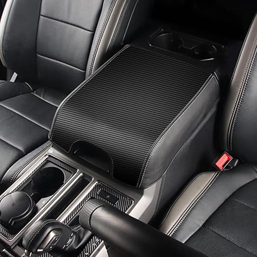 Miniatura 33 de INTGET Funda para reposabrazos de consola central de automóvil para Ford F150 2025 2024, accesorios para interior 2021 2022 2023, tapa de asiento