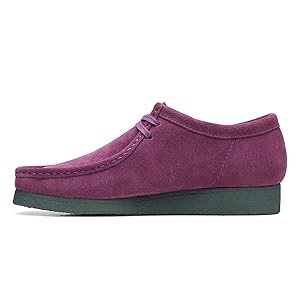 ☆未使用☆Clarksワラビー　パープル色コンビレザー 楽天市場】クラークス ワラビー（カラーパープル）（靴）の通販