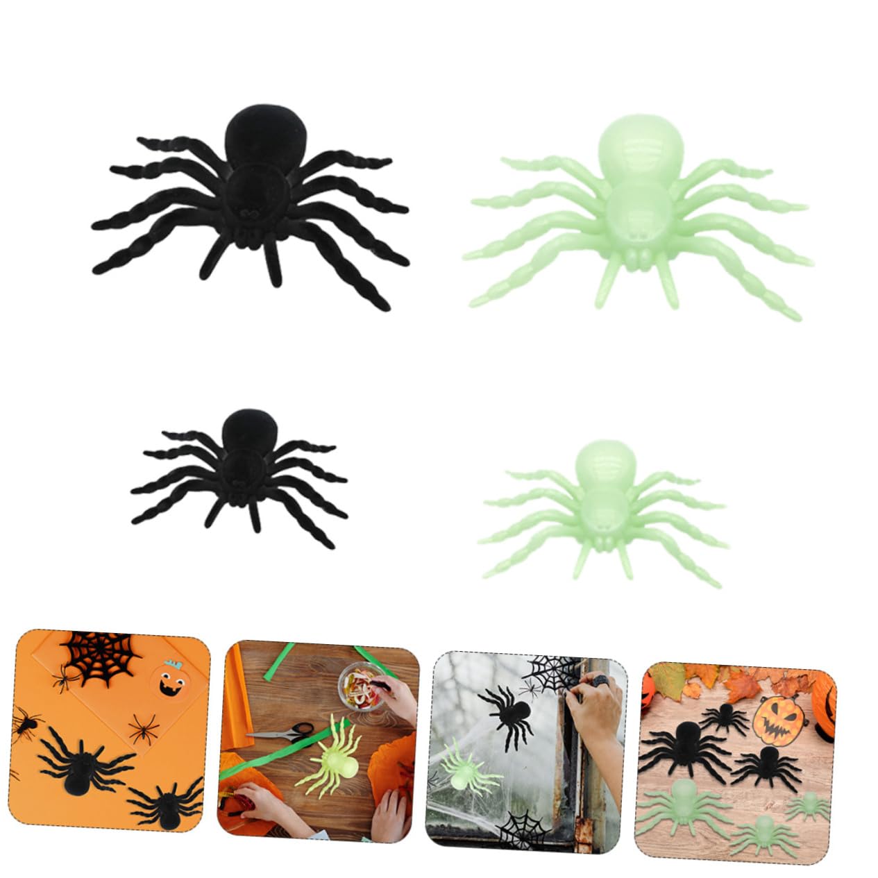 30 Ragni Finti Halloween - Plastica Realistica, Decorazioni Horror Per Feste - Foto 2
