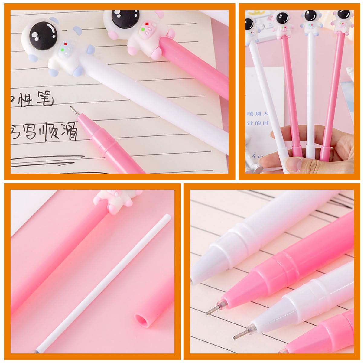 NUOBESTY 5 Sätze Gel Stift Gel Schreibstifte Schreibkladde Witzige Kugelschreiber Süßer Stift Lustige Stifte Unterschriftenstifte Für Das Büro Schülerbriefpapier Nachfüllung 12 Stück * 5