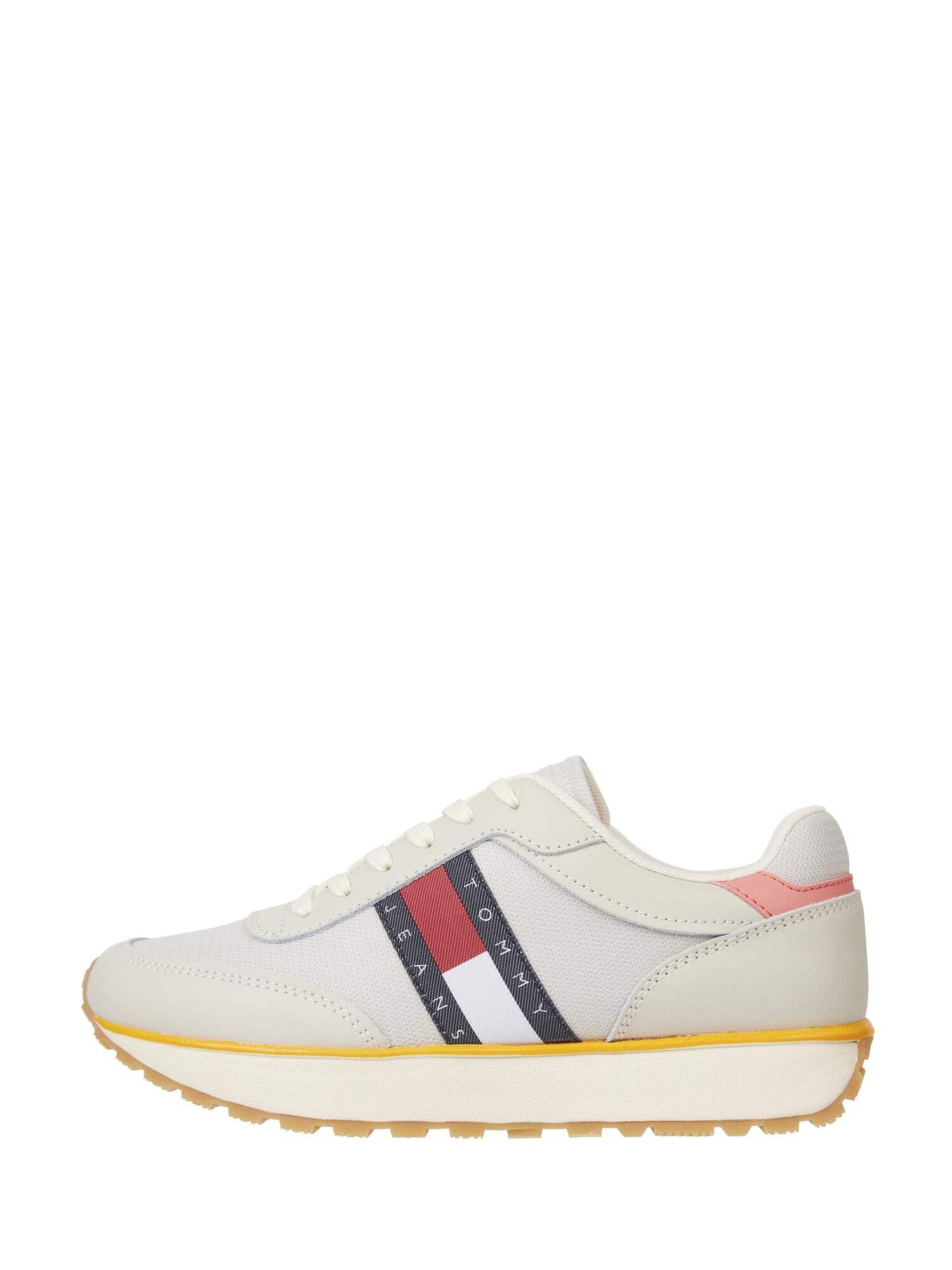 Baskets en cuir gris retro runner style urbain pour le weekend - 6