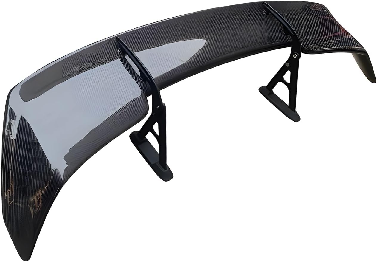Carbon Fiber Rear Wing Spoiler Compatible with Nissan 350Z ​​2001–2009 Rear Trunk Lip Spoiler Wing Vehicle Body Styling Kit
