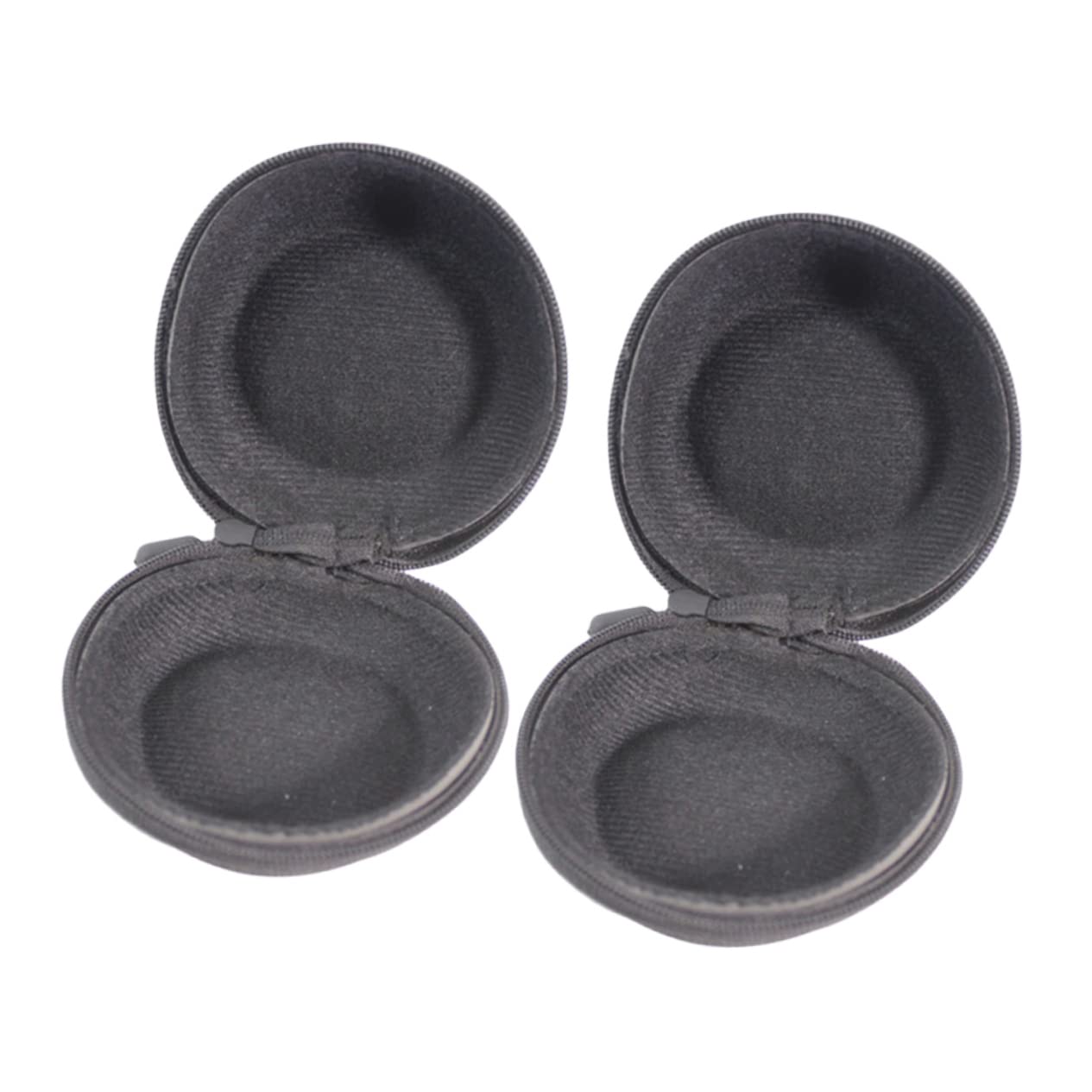 WOFASHPURET 2Pcs Quakeproof Watch Case Portable Storage Box for Watches High End Storage Holder with Detachable Sponges for Business Trips and Home Display Black