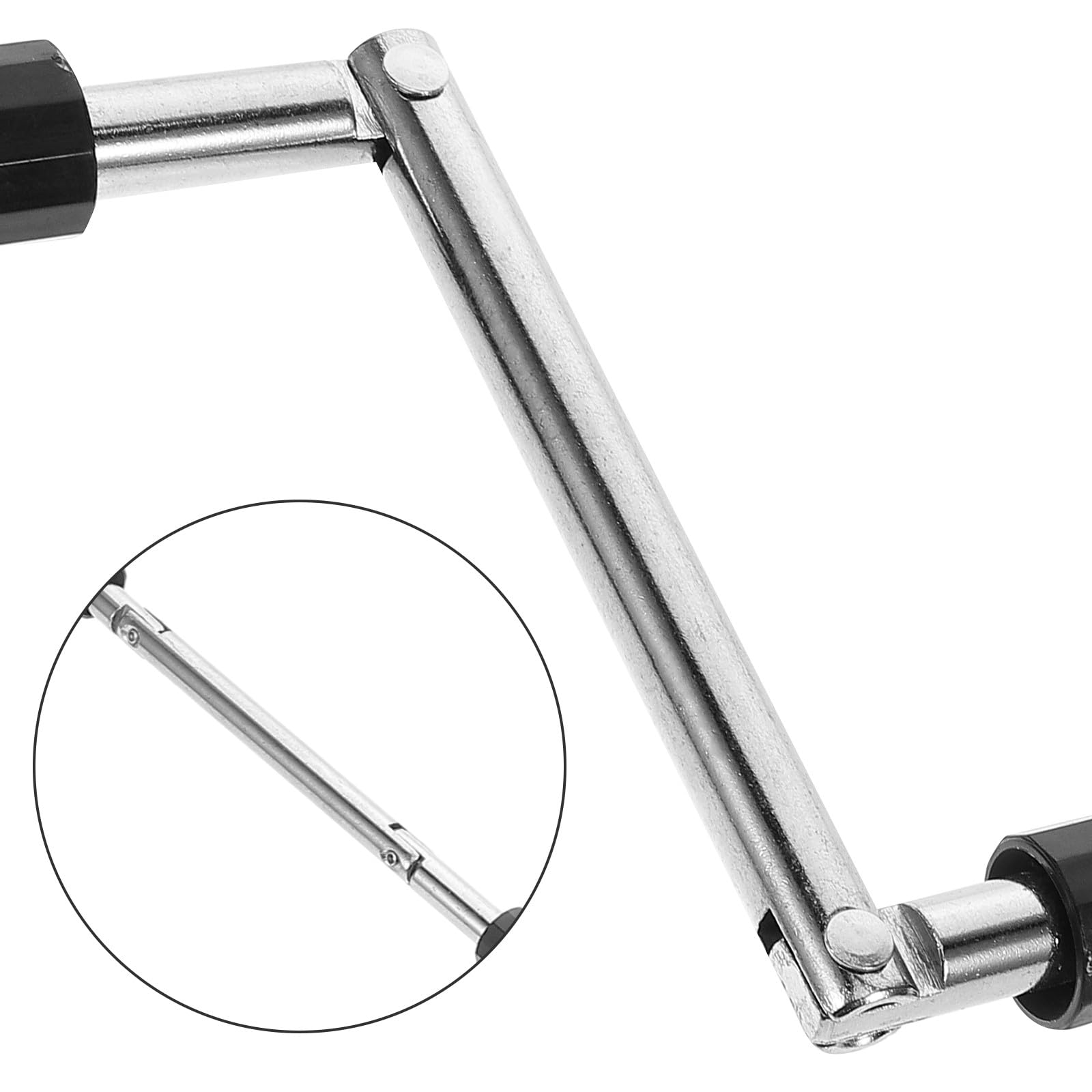 Manovella per Sole in Metallo per Camper e Patio Bacchetta Manuale Telescopica per Tende da Sole Retrattili e Pensiline Utensile Robusto per Ombreggiature Esterni