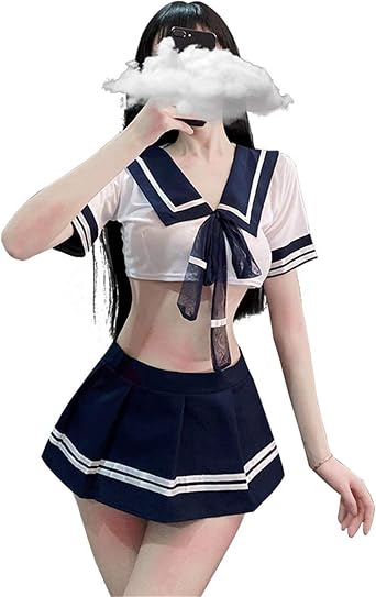 YOMORIO Anime Women Outfit Lingerie Sexy Japanese Sailor Cosplay Costume