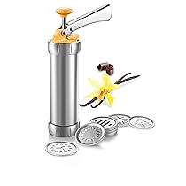 Tescoma 630535 Pistola Sparabiscotti, Decoratore per Torte, Metallo “Delicia”