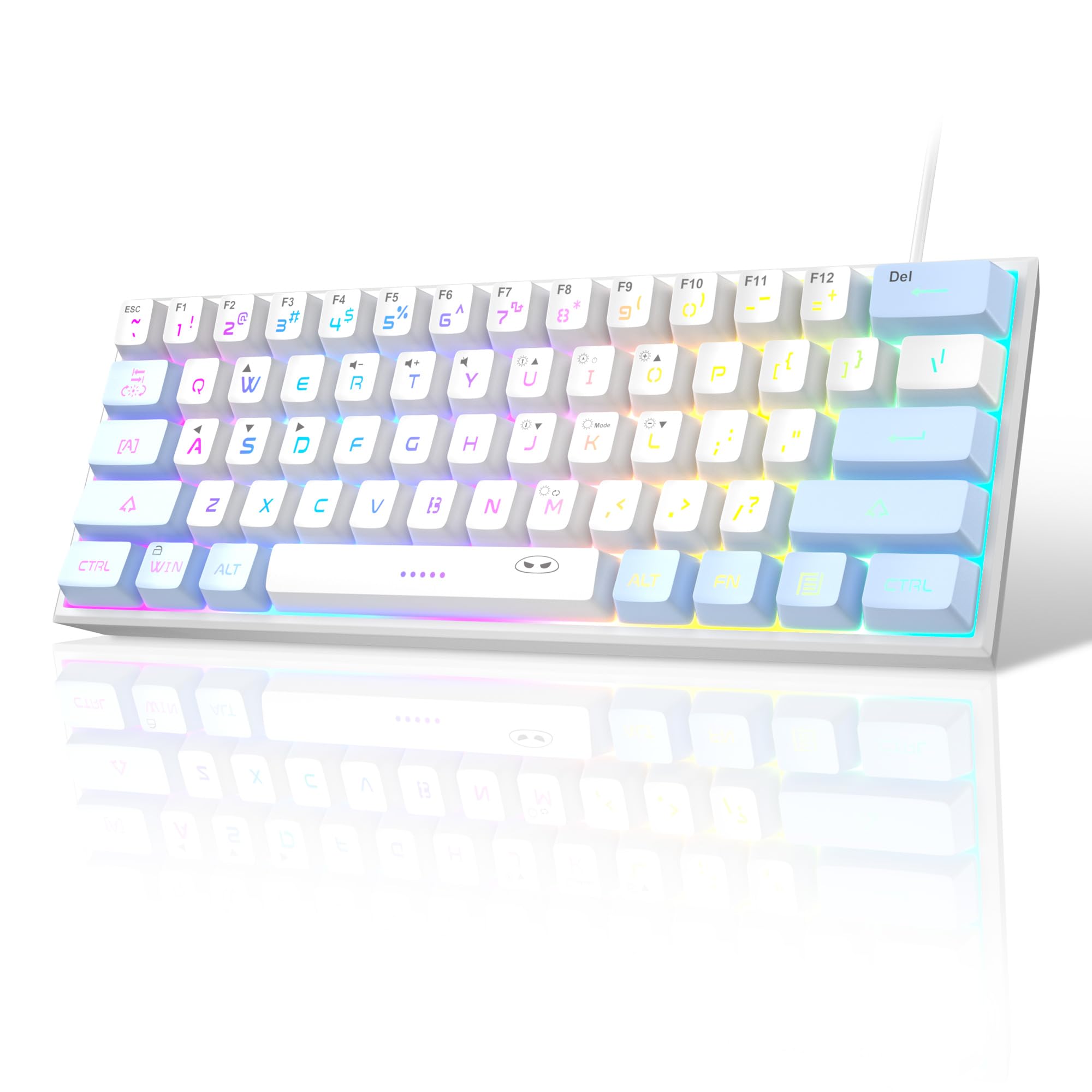 Amazon.in: Buy MageGee Mini 60% Gaming Keyboard, RGB Backlit
