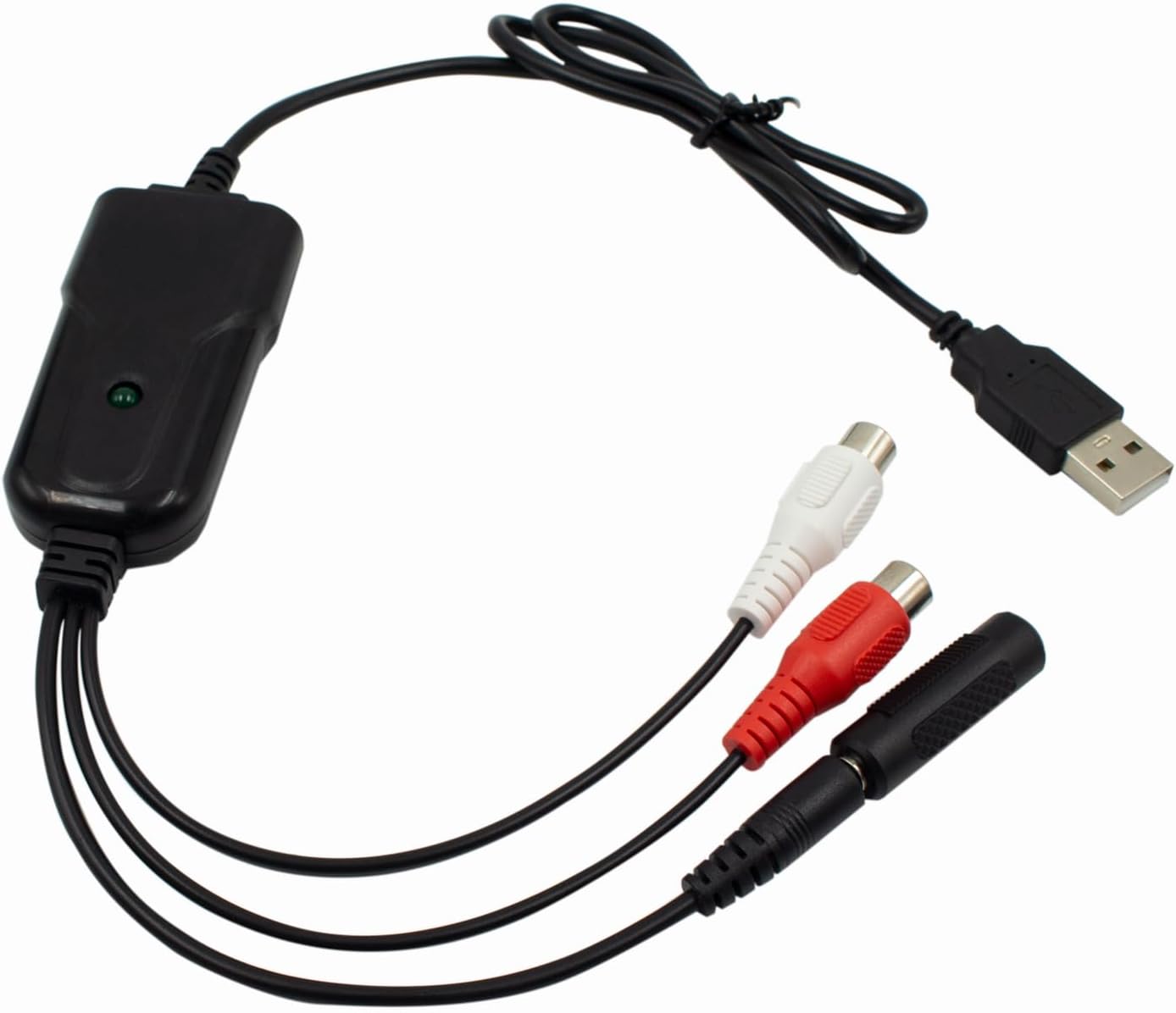 Audio Interface For Mac Video Audio Capture Card, RCA To
