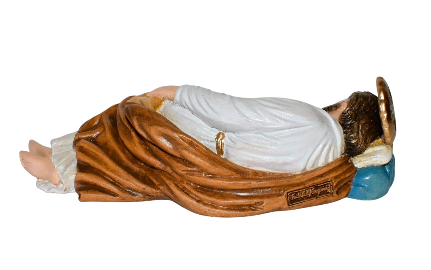 Amazon.co.jp: 眠る聖ヨセフ 安らかな睡眠 茶色と白 ローブ 奇跡の