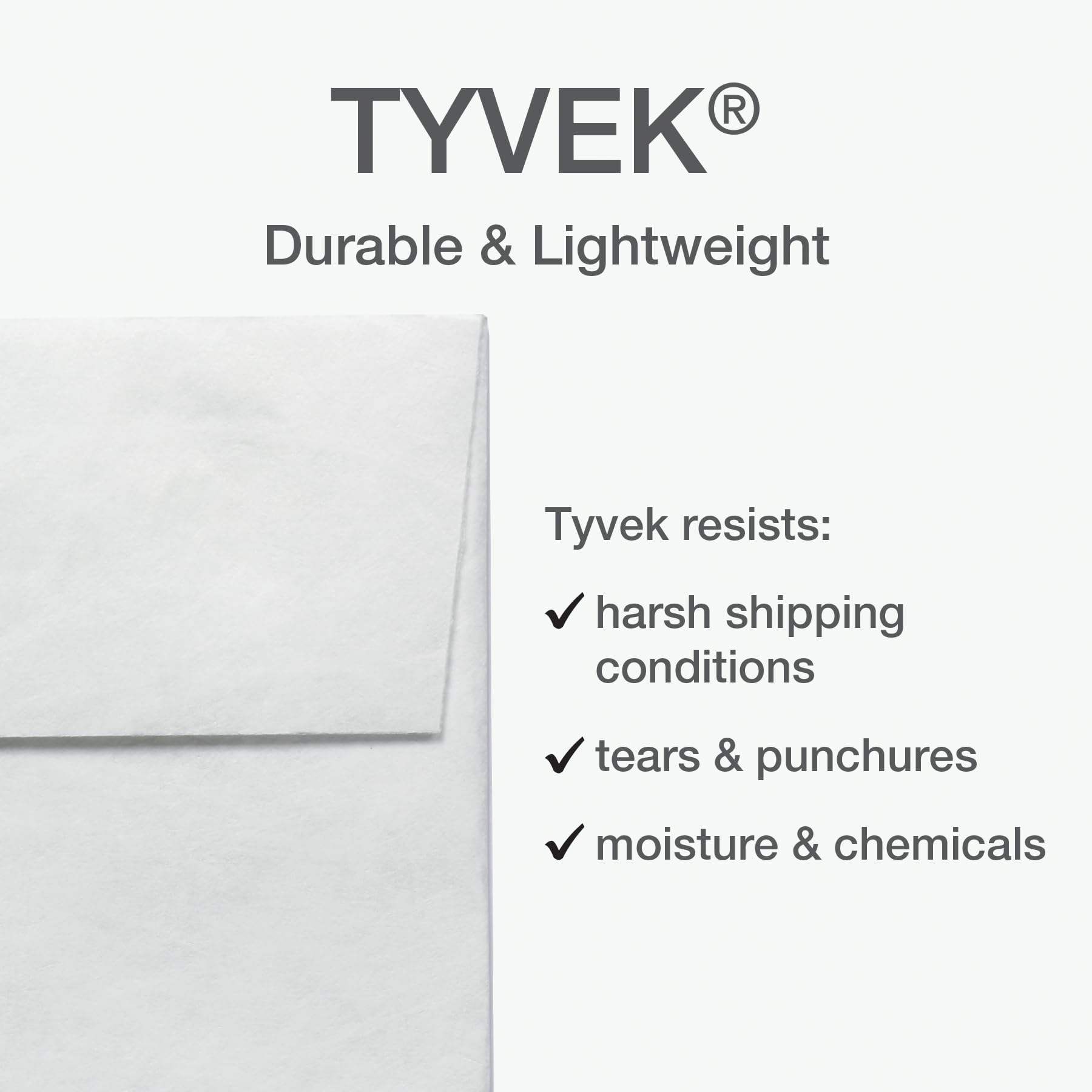 Columbian 1016969 Versandtaschen, selbstklebend, aus DuPont-Tyvek-Material, 6,4 kg, durchstoß-, reiß- und feuchtigkeitsbeständig, Weiß, 22,9 x 30,5 cm, 100 Stück pro Box