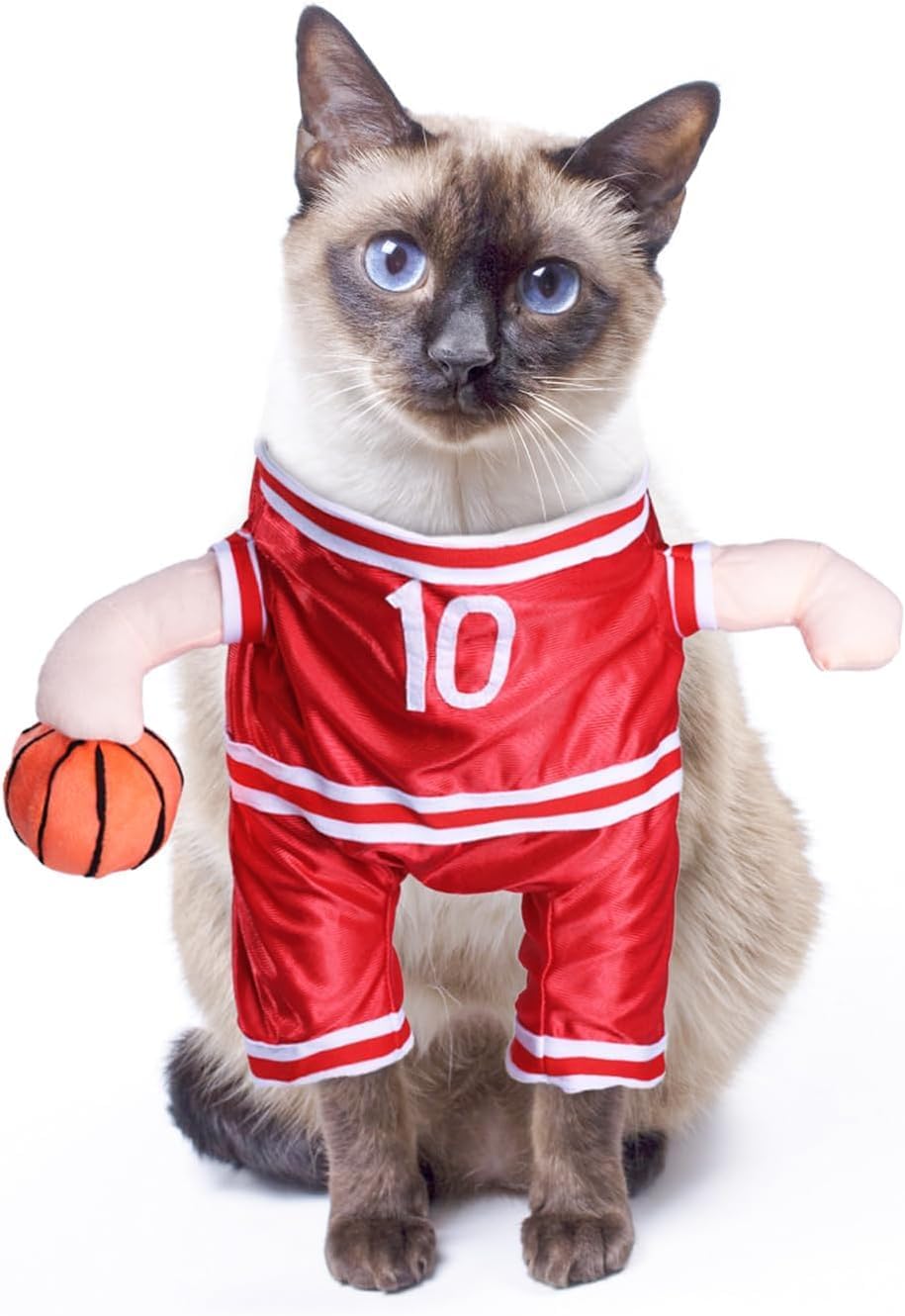 Disfraz de Jugador de Baloncesto para Perro DELIFUR - Talla S, Rojo
