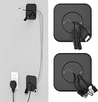 HomeMount TV-kabelafdekking: wandkabelhoes en kabelmanagementset in de muur, verbergt naadloze tv-draden, kabelafdekkingssysteem voor gemonteerde tv's (zwart
