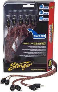 Stinger SI4617 17-Foot 4000 Series Professional 6 Channel RCA Interconnects