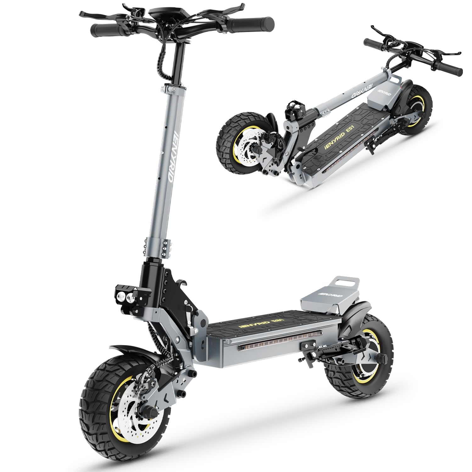 Electric Scooter 1000W 45km/h & 30-50KM, 15Ah 48V, 10