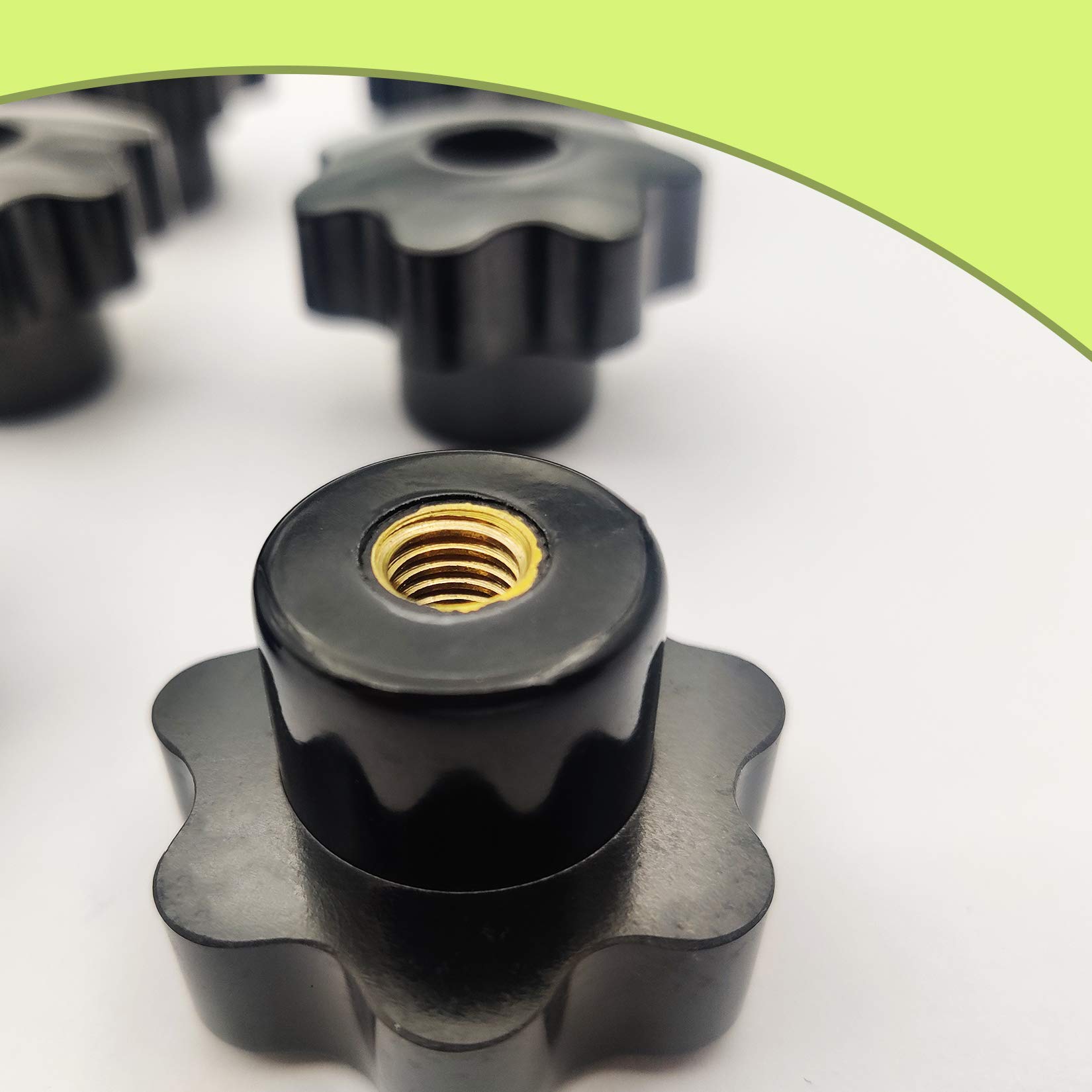 Kipp Maniglia A Farfalla Termoplastico, Filettatura Esterna - M6 X 40 A 38 Mm Nero Grigio 80917040